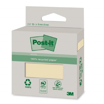 Post-It Notes Recycled Yellow