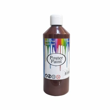 Poster Paint 500ml Brown