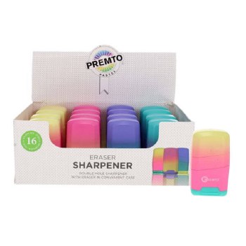 Premto Twin Hole Sharpener Eraser (each)