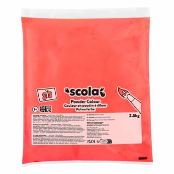 Scola Powder Paint 2.5kg Red