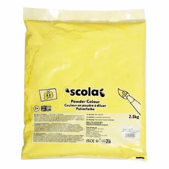 Scola Powder Paint 2.5kg Yellow