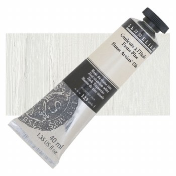Sennelier Artists Oil Colour 40ml Zinc-Titanium White 123