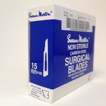 Swann-Morton Surgical Scalpel Blade No.15 - Box