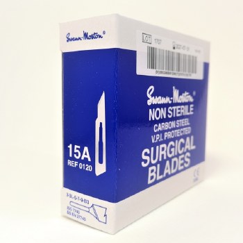 Swann-Morton Surgical Scalpel Blade No.15A - Box