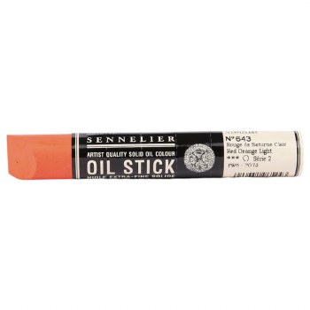 Sennelier Oil Stick 38ml - Red Orange Light 643