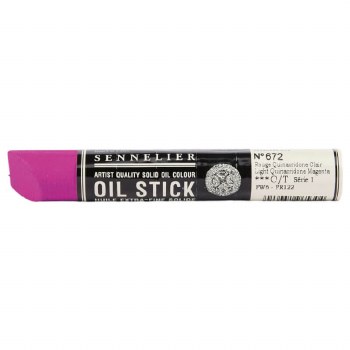 Sennelier Oil Stick 38ml - Light Quinacridone Magenta 672