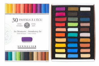 Sennelier Soft Pastels - Standard Set of 30 half-pastels