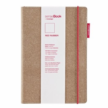 Sense Book Red Rubber Large Blank