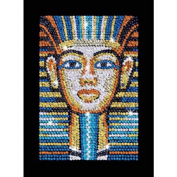 Sequin Art Blue Tutankhamun