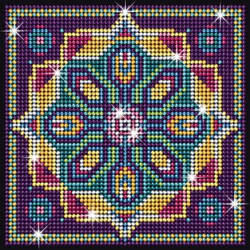 Sequin Art Diamond Pattern Art