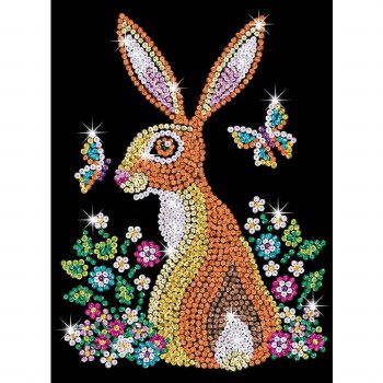 Sequin Art Blue Hare
