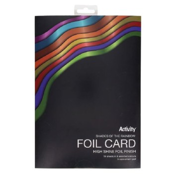 A4 Card 250gsm Pad 16 - Shades of Rainbow