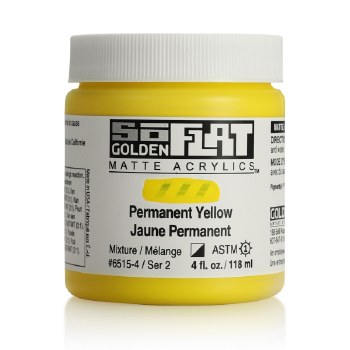 Golden SoFlat 118ml Permanent Yellow