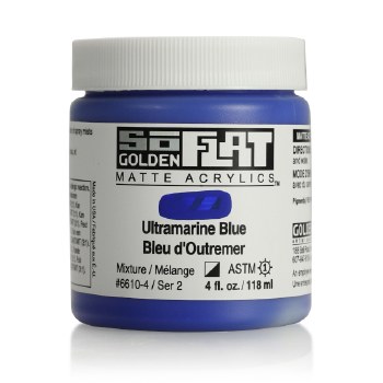 Golden SoFlat 118ml Ultramarine Blue