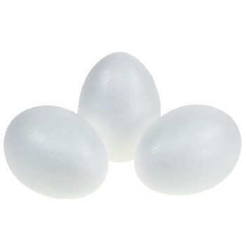 Styrofoam Eggs - Pack of 10