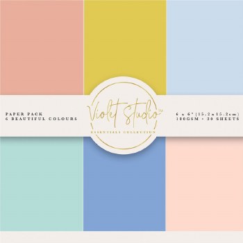 Violet Studio 6x6" Double Sided Paper Pad - Pastel