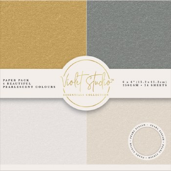 Violet Studio 6x6" Double Sided Paper Pad - Pearlescent