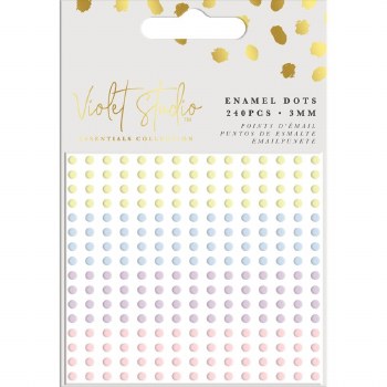 Violet Studio Enamel Dots - Pastels - 240pcs 3mm