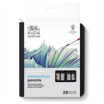 Winsor & Newton Studio Collection Watercolour Pencil Wallet Set of 24