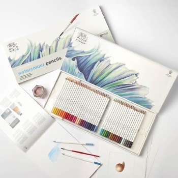 Winsor & Newton Studio Pencil Collection 48pc + Accessories
