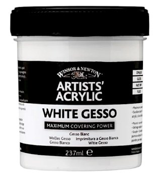 Winsor & Newton Artists' Acrylic White Gesso 225ml
