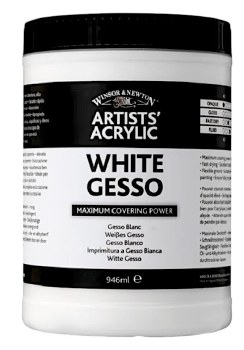 Winsor & Newton Artists' Acrylic White Gesso 946ml