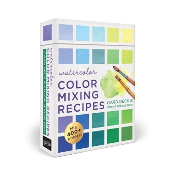 Watercolor Color Mixing Recipes: Card Deck & Color Mixing Grid