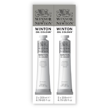 Winsor & Newton Winton Titanium White - Twin Pack (2 x 200ml)