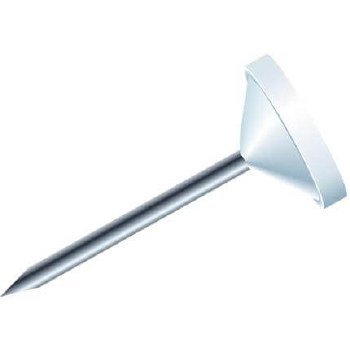 Small Flat-Headed Pins White 100s