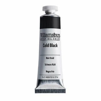 Williamsburg Oil Colour 37ml - Cold Black