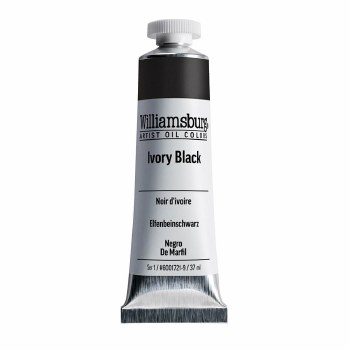 Williamsburg Oil Colour 37ml - Ivory Black