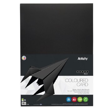 A2 Card 160gsm Black 50s