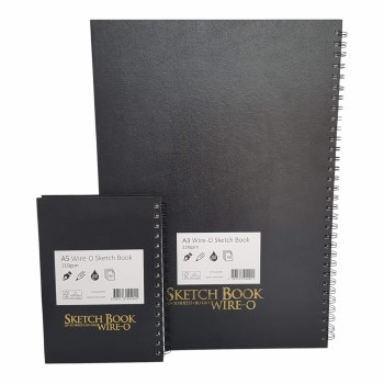 Create 110g A3 Wire-O Hardback Spiral Bound Notebook