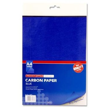 A4 Carbon Paper 10 Sheets - Blue