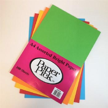 A4 Paperpick Assorted Bold Paper 100s