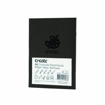 A6 GRADUATE SKETCHBOOK BLACK