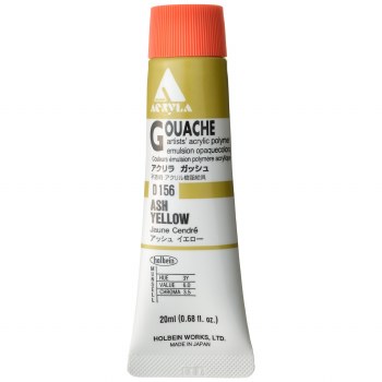 Holbein Acryla Gouache 20ml Ash Yellow