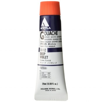 Holbein Acryla Gouache 20ml Deep Violet