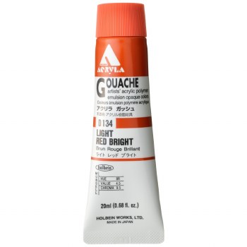 Holbein Acryla Gouache 20ml Light Red Bright