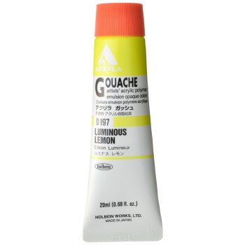 Holbein Acryla Gouache 20ml Luminous Lemon