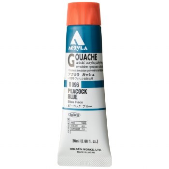 Holbein Acryla Gouache 20ml Peacock Blue