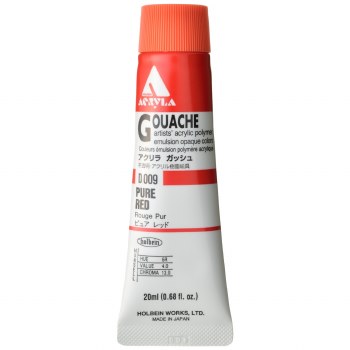 Holbein Acryla Gouache 20ml Pure Red