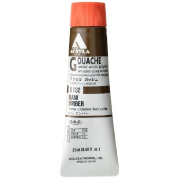 Holbein Acryla Gouache 20ml Raw Umber