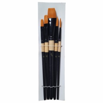 Acrylic Brush Set 5pc Golden