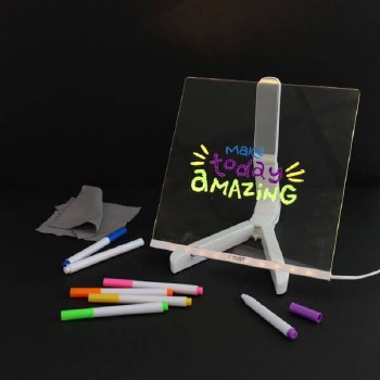 Acrylic LED Notice Board 20x20cm