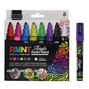 Acrylic Paint Marker 8 Bold