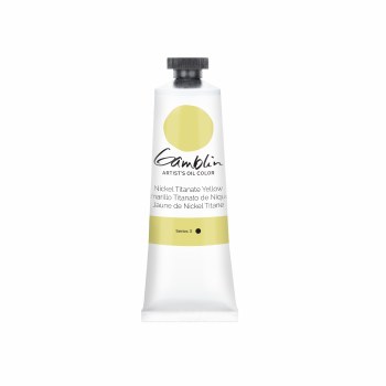 Gamblin Artist's Oil 37ml Nickel Titanate Yellow