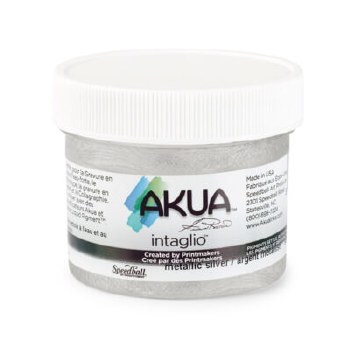 Akua Intaglio Ink 59ml Mettalic Silver