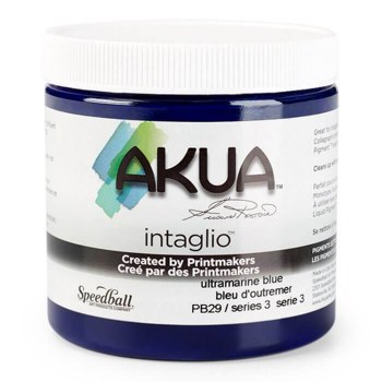 Akua Intaglio Ink 236ml Ultramarine Blue