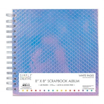 Simply Creative Album 8x8" - Scales Pink